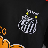 2012/13 Santos Black Retro Soccer Jersey