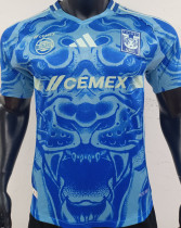 2025/26 Tigres Away Blue Player Version Soccer Jersey