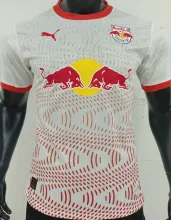 2025/26 Red Bull Bragantino Home White Player Version Soccer Jersey  布拉甘红牛