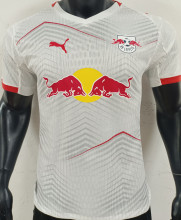 2025/26 RB L Home White Player Version Soccer Jersey  莱比锡红牛