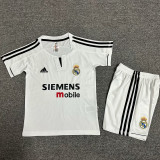 2003/04 RM Home White Retro Kids Soccer Jersey