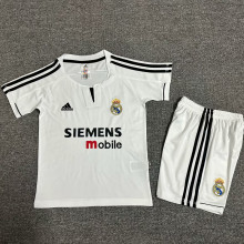 2003/04 RM Home White Retro Kids Soccer Jersey