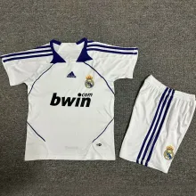 2007/08 RM Home White Retro Kids Soccer Jersey
