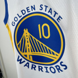 Warriors BUTLER III #10 White Kids NBA Jersey 热压