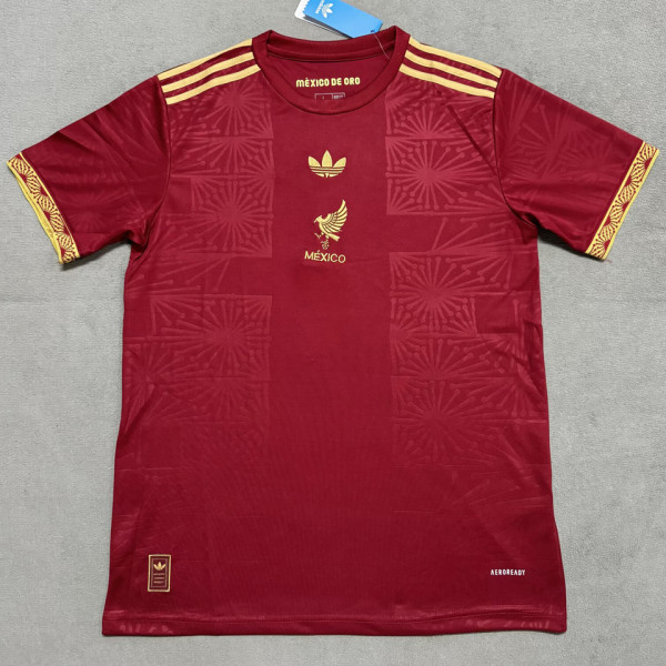 2025 Mexico Red Special Edition México de Oro Fans Soccer Jersey