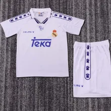 1994/96 RM Home White Retro Kids Soccer Jersey