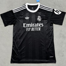 2025/26 RM Black Goalkeeper Fans Soccer Jersey