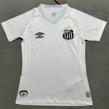 2025/26 Santos Home White Fans Soccer Jersey 女