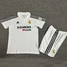 2002/03 RM Home White Retro Kids Soccer Jersey
