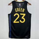 2025/26 Warriors GREEN #23 Black NBA Jerseys