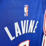 2025/26 Kings LAVINE #8 Blue City Edition NBA Jerseys