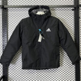 2025 AD Cotton Thickened warm Black Outdoor Jacket #P5加棉冲锋衣