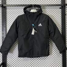 2025 AD Cotton Thickened warm Black Outdoor Jacket #P5加棉冲锋衣