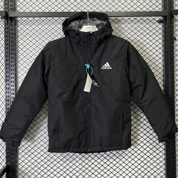 2025 AD Cotton Thickened warm Black Outdoor Jacket #P5加棉冲锋衣