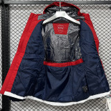 2025 NK Cotton Thickened warm Blue White Outdoor Jacket #P6加棉冲锋衣