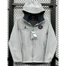 2025 PSG Jordan Grey Outdoor Jacket #RK901冲锋衣