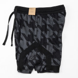 C2443 Jordan Black Grey Casual Short Pants