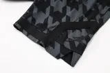 C2443 Jordan Black Grey Casual Short Pants