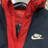 2025 NK Cotton Thickened warm Blue White Outdoor Jacket #P6加棉冲锋衣