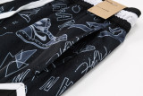 C2441 Jordan Black Casual Short Pants