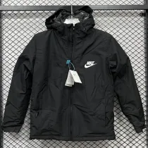 2025 NK Cotton Thickened warm Black Outdoor Jacket #P6加棉冲锋衣