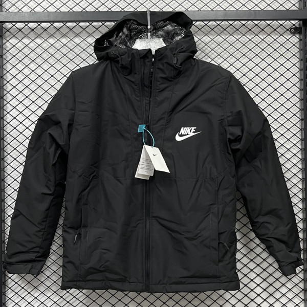 2025 NK Cotton Thickened warm Black Outdoor Jacket #P6加棉冲锋衣