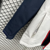 2025 AD Cotton Thickened warm Blue White Outdoor Jacket #P5加棉冲锋衣
