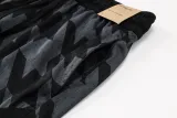 C2443 Jordan Black Grey Casual Short Pants