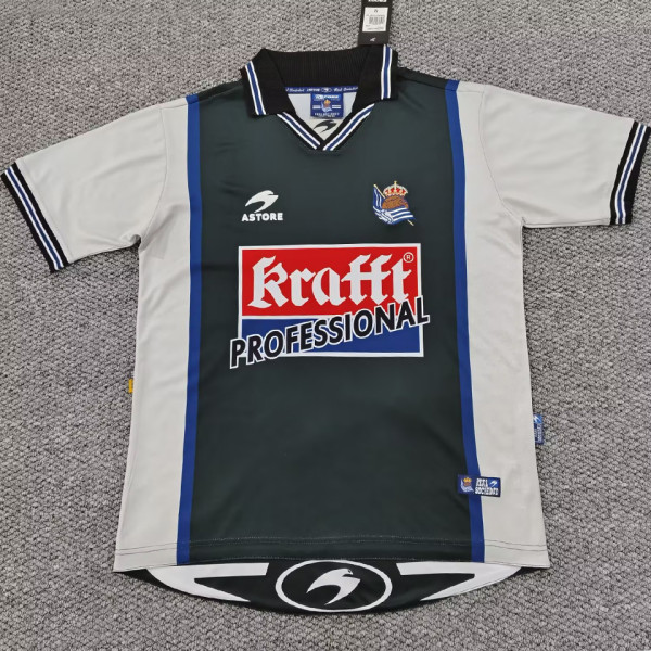 2000/2002 Real Sociedad Away Retro Soccer Jersey