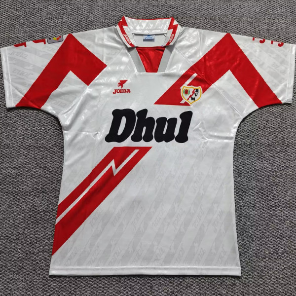 1994/95 Rayo Vallecano Home Retro Soccer Jersey