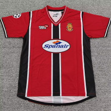 2001/2002 Mallorca Home Red Retro Fans Soccer Jersey