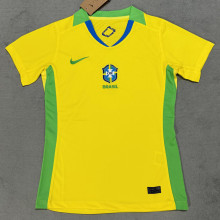 2025/26 Brazil Home Yellow Women Soccer Jersey  女