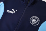 2025/26 Man City Sapphire Blue Jacket Tracksuit