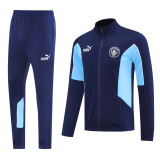 2025/26 Man City Sapphire Blue Jacket Tracksuit
