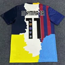 NEYMAR JR #11 Combine Version Fans Soccer Jersey