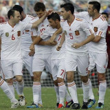 TORRES #9 Spain Away White Retro Soccer Jersey 2011/12 （Have 2010 World Cup Champion Patch 带胸前2010世界杯冠军章)★★