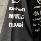 2025 Mercedes AMG Petronas F1 Black Team T-Shirt  圆领