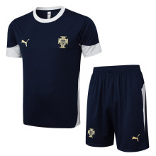 2025/26 Portugal Black Purple Training Jersey(A Set)