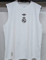 2025 RM White Pure Cotton Vest Jersey