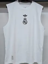 2025 RM White Pure Cotton Vest Jersey