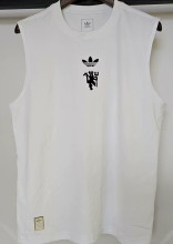 2025 M Utd White Pure Cotton Vest Jersey