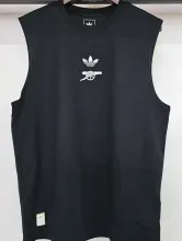 2025 ARS Black Pure Cotton Vest Jersey