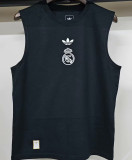2025/26 RM Black Pure Cotton Vest Jersey