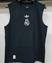 2025 RM Black Pure Cotton Vest Jersey