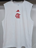 2025 Flamengo White Pure Cotton Vest Jersey