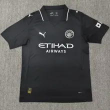 2025/26 Man City Black Special Edition Fans Soccer Jersey