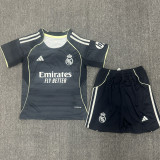 2025/26 RM Away Black Kids Soccer Jersey