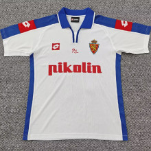 2004 Zaragoza Home White Retro Soccer Jersey