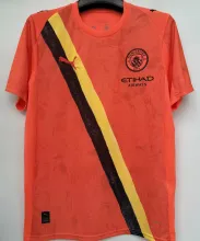 2025/26 Man City 1:1 Quality Third Orange Fans Soccer Jersey