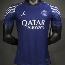 2024/25 PSG 4Th Blue Player Version Soccer Jersey